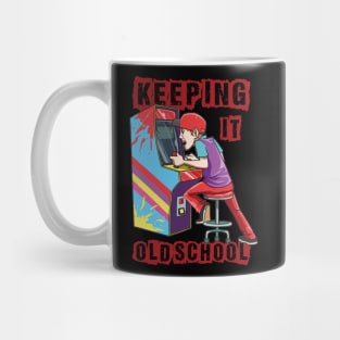 Arcade Game Machine Retro Gaming 80s Oldschool Gamer Mug